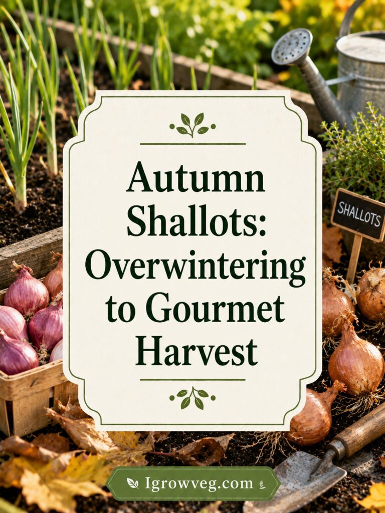 Autumn Shallots: From Overwintering to Gourmet Harvest