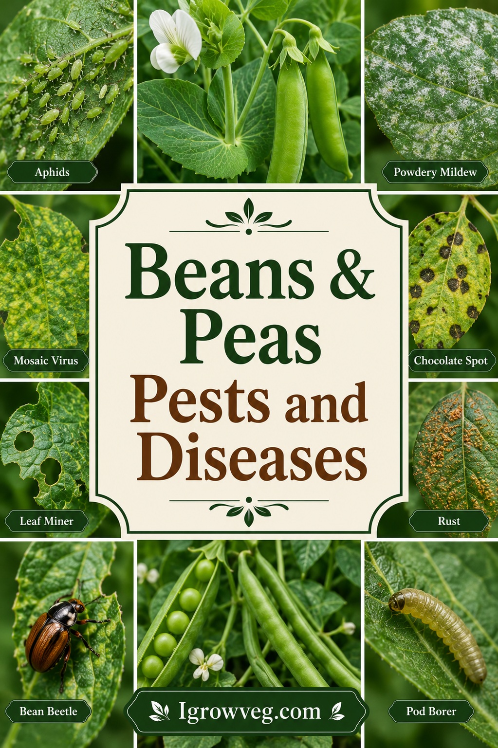 Pests and Diseases of Beans and Peas