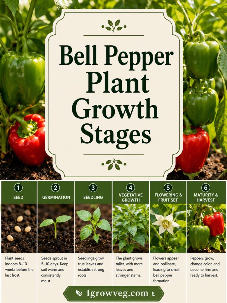 Bell Pepper Growth Stages: From Tiny Seed to Vibrant Harvest