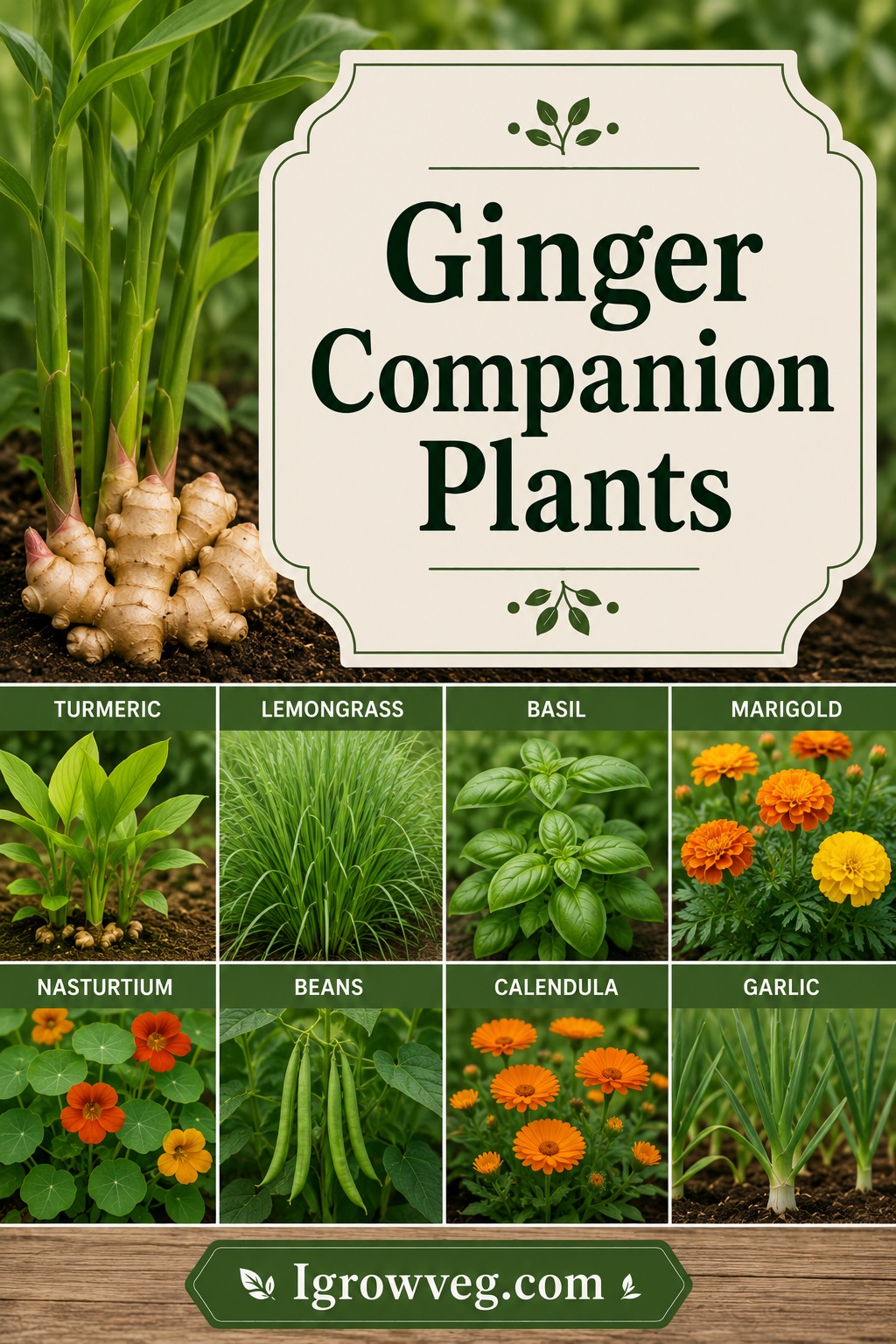 Ginger Companion Plants