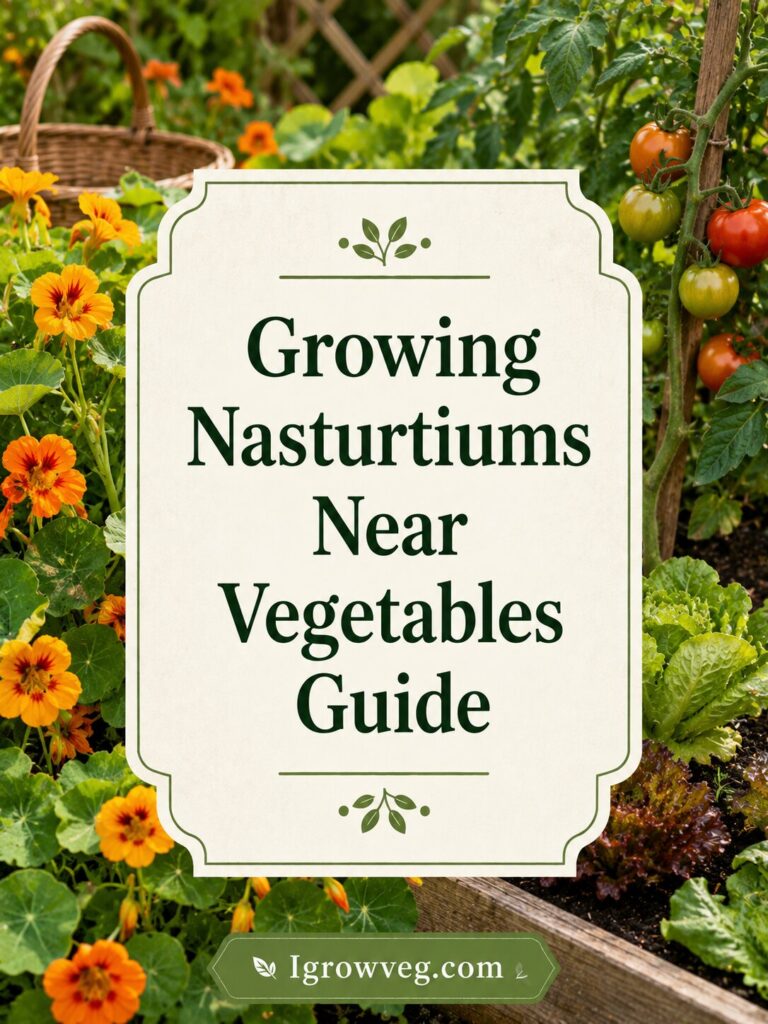 Grow Nasturtiums Near Vegetables