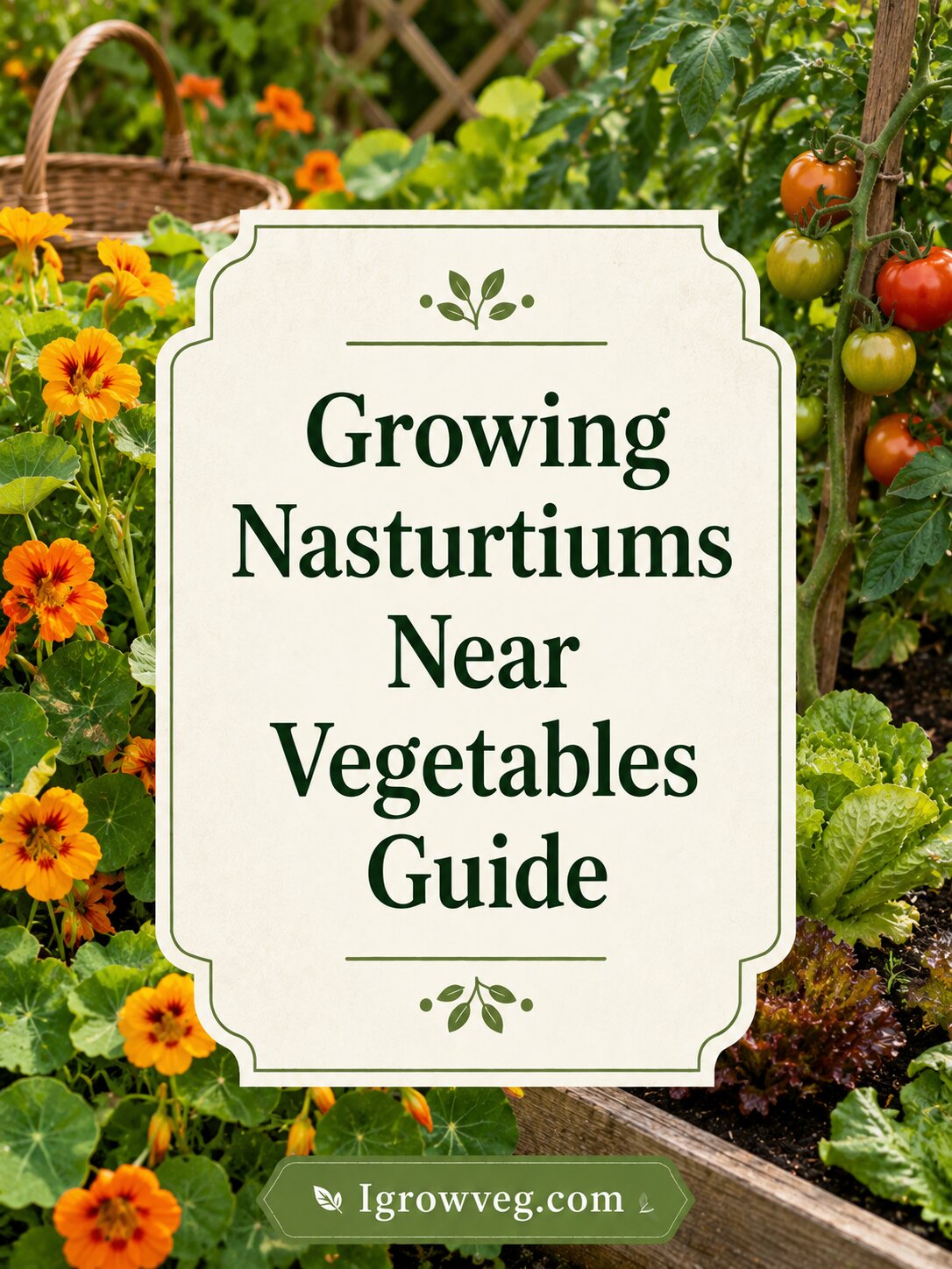 Grow Nasturtiums Near Vegetables