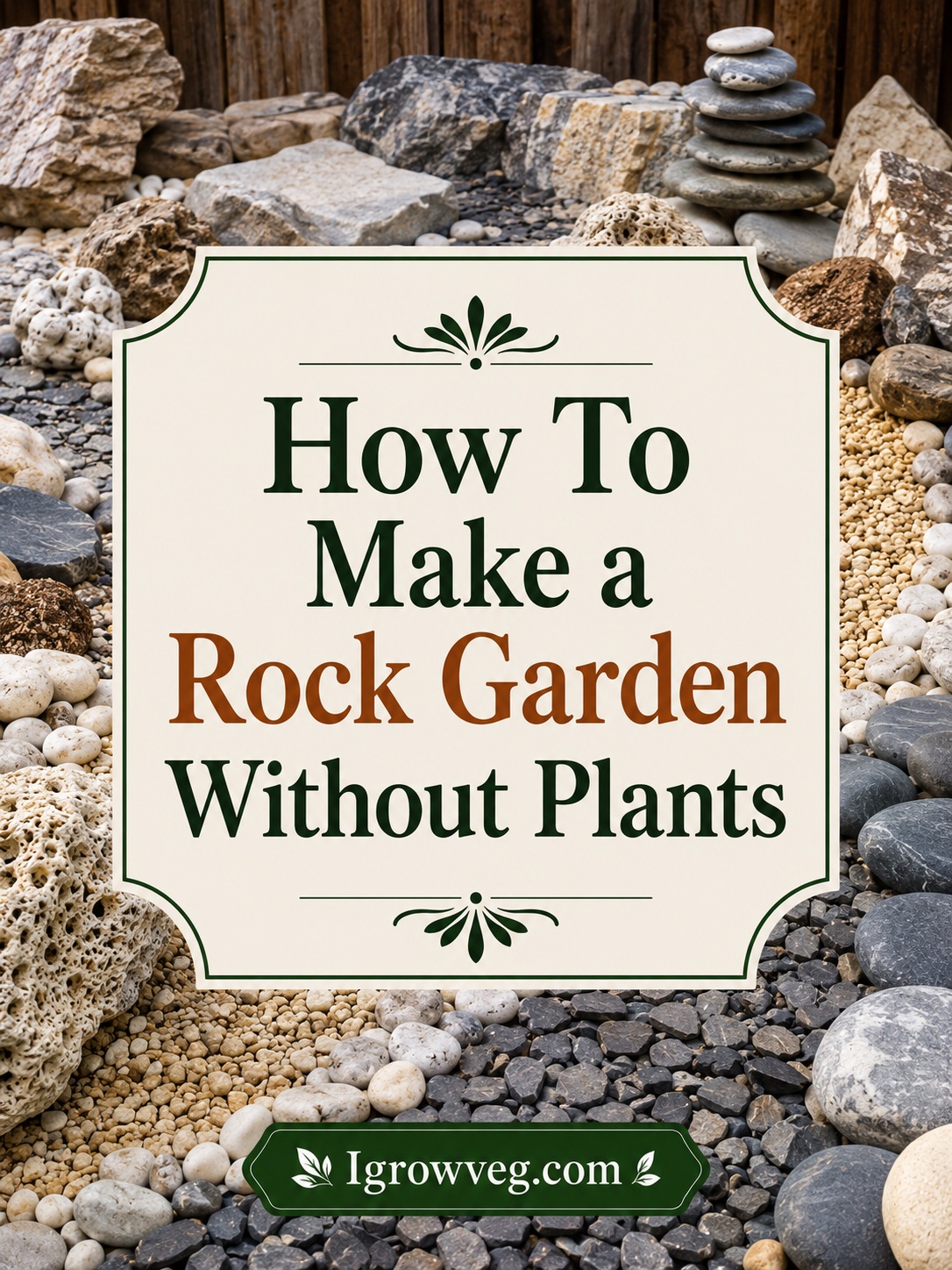 How To Make a Rock Garden Without Plants