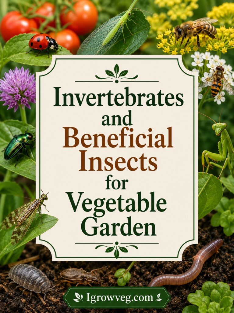 Invertebrates and Beneficial Insects for Vegetable Garden