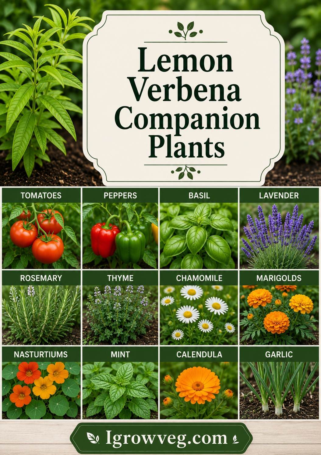 Lemon Verbena Companion Plants: For Aromatic Sanctuary