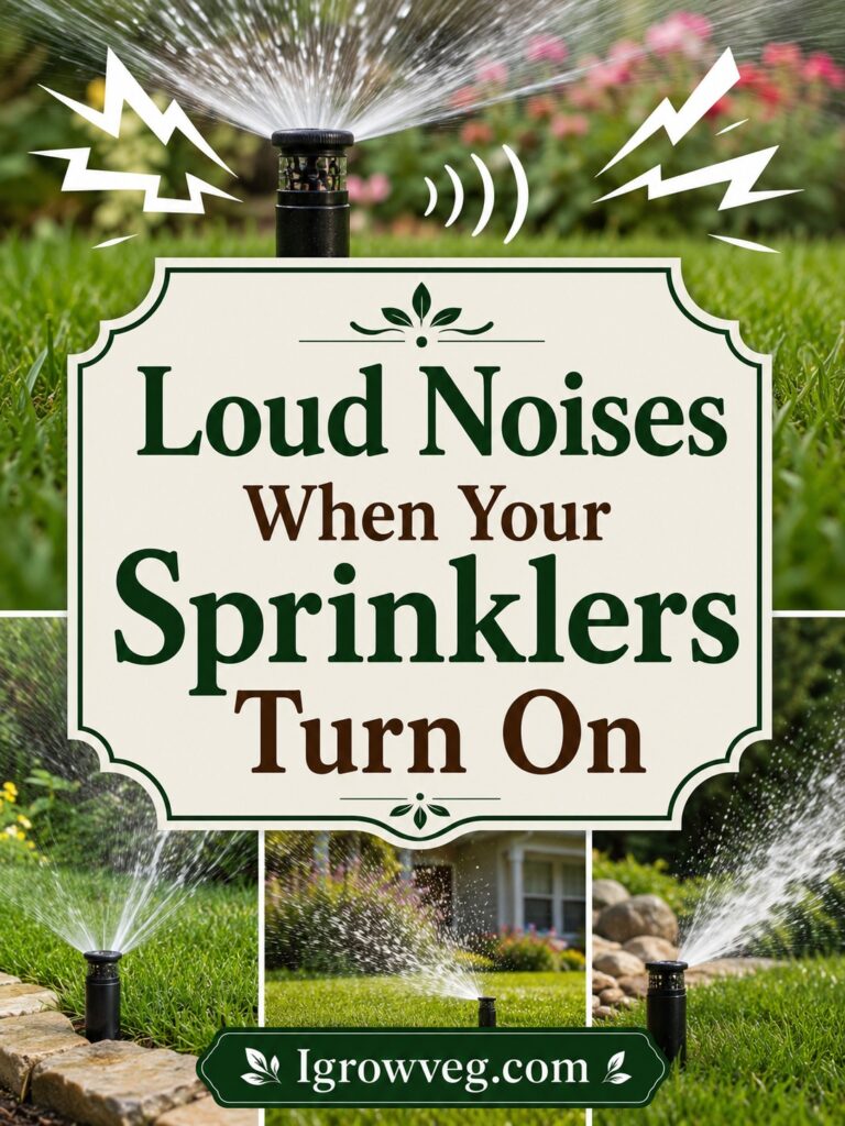 Loud Noises When Your Sprinklers Turn On
