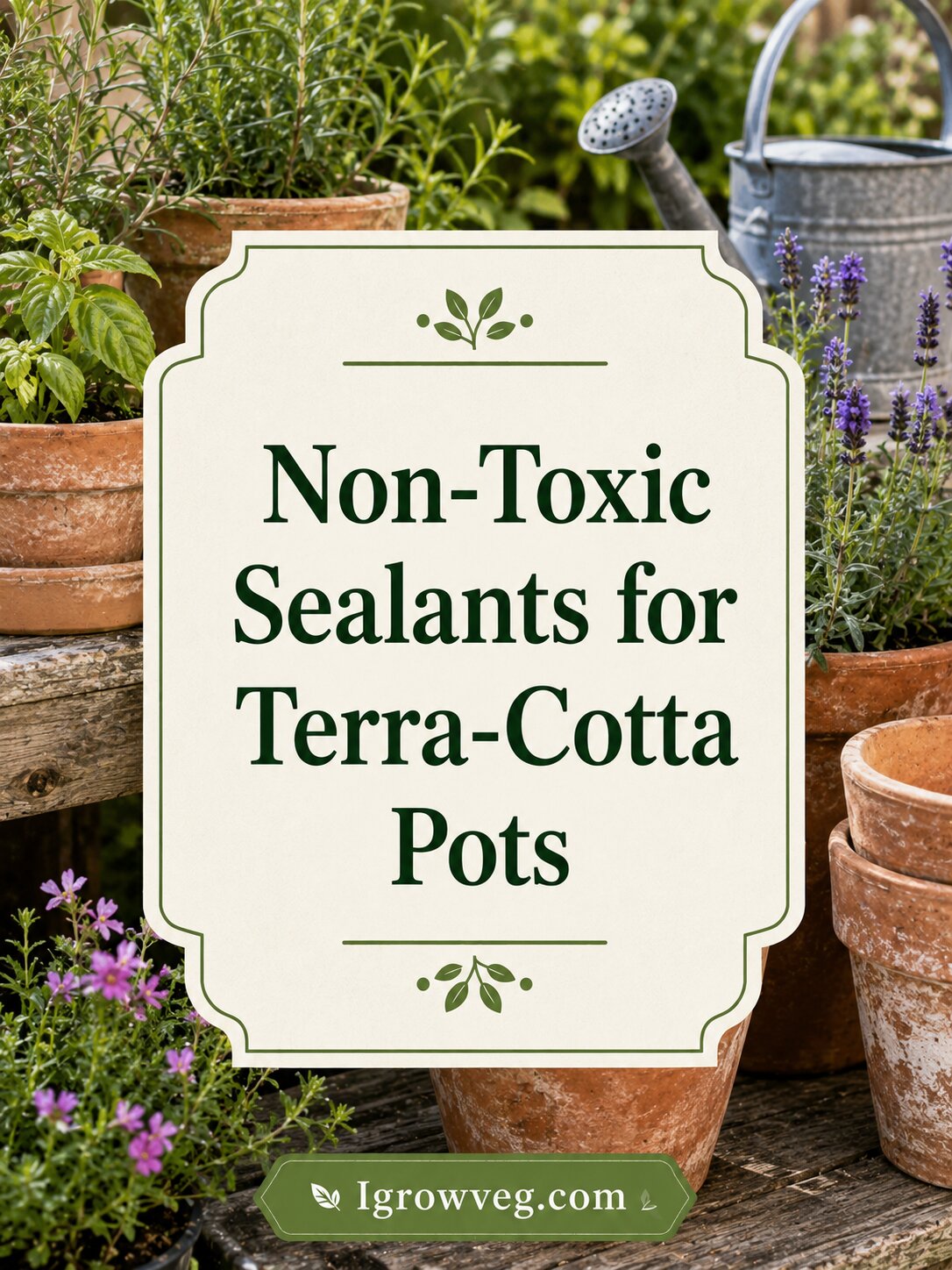 Non-Toxic Sealants & Paints for Terra-Cotta Pots