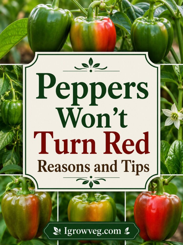 Peppers Won’t Turn Red