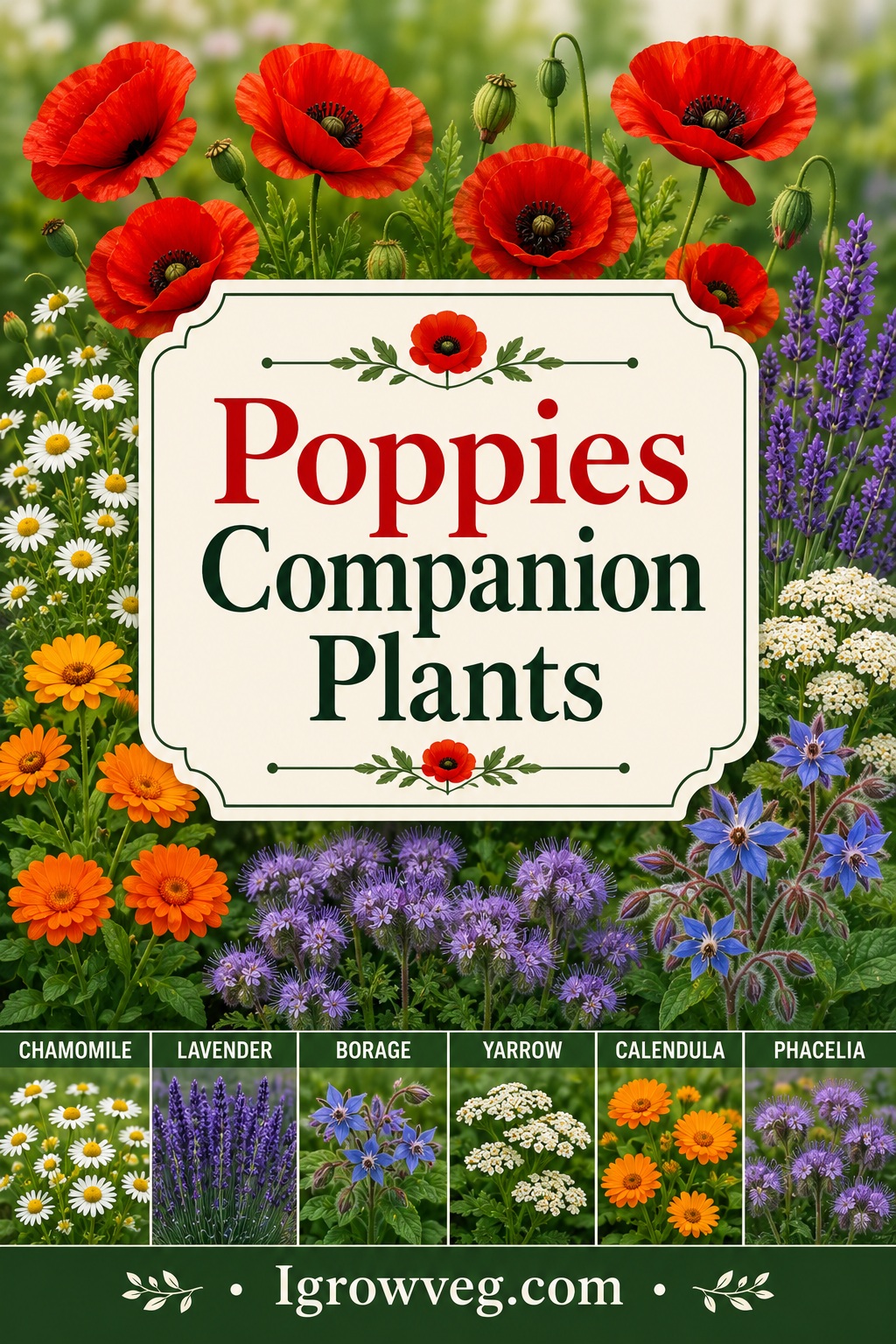 Poppies Companion Plants