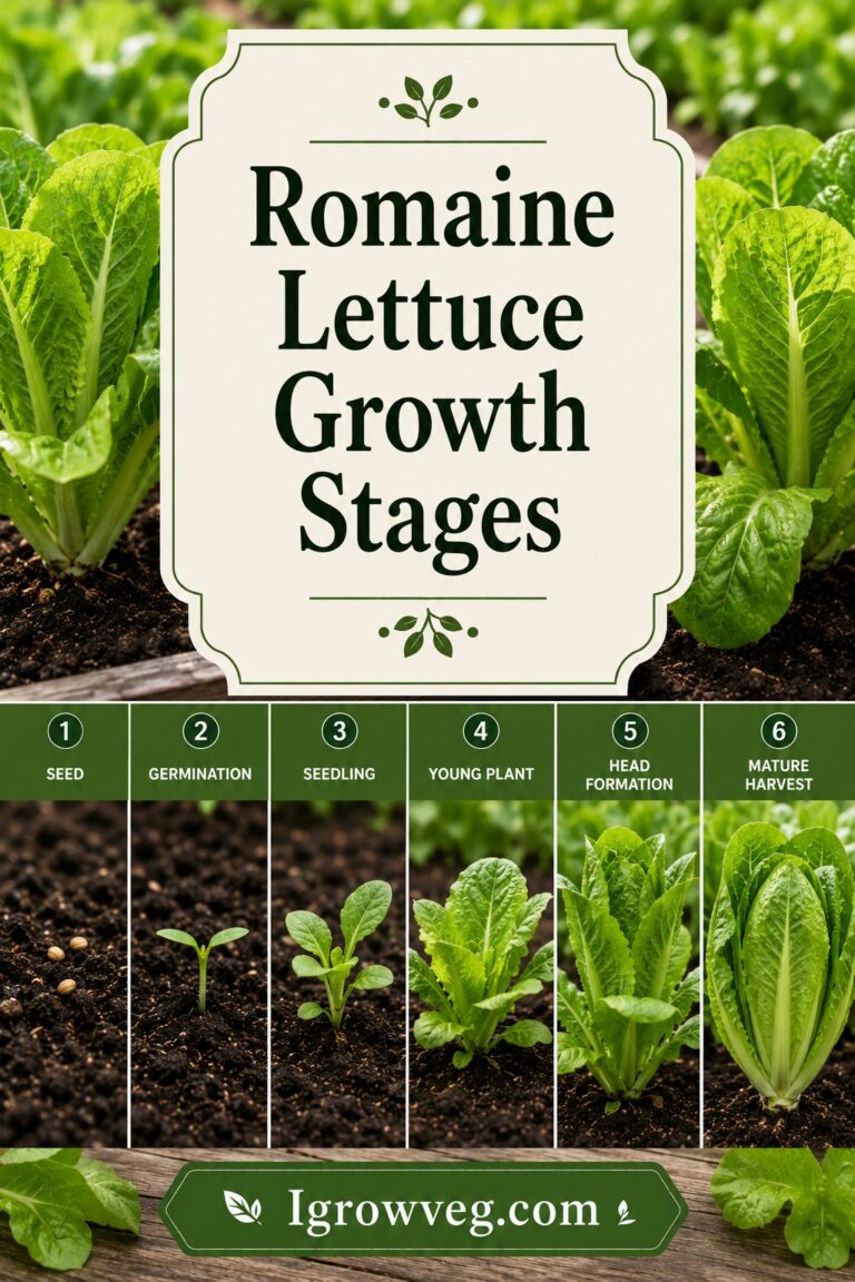 Romaine Lettuce Growth Stages