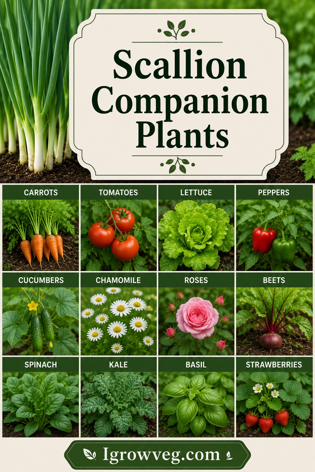 Scallion Companion Plants