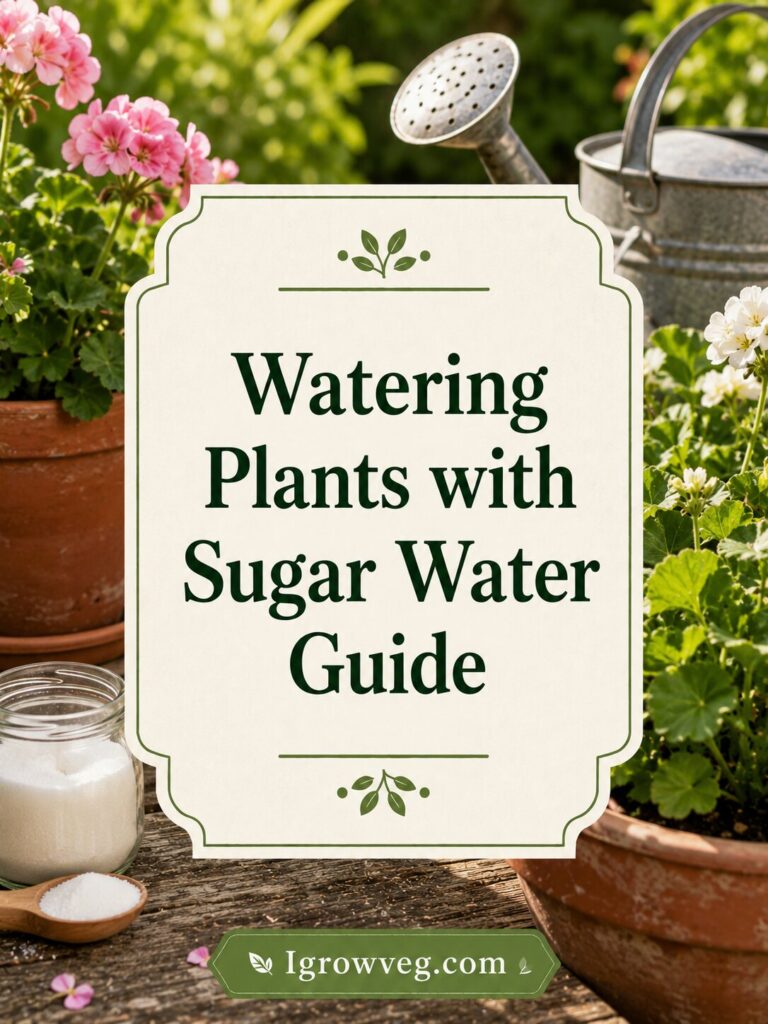 Effects of Watering Plants with Sugar Water